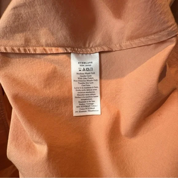 Everlane Riviera Long Sleeve Dress in Blush Pink Size L - Picture 13 of 15